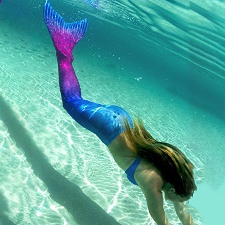 Bộ đồ bơi đuôi nàng tiên cá 2# độc đáo cho bé gái