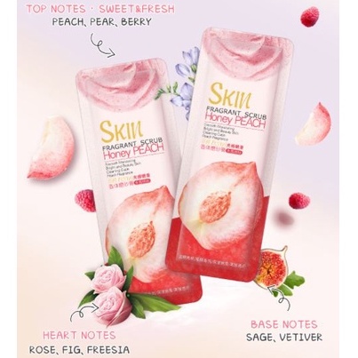 Gói Gel Tẩy Tế Bào Chết Đào Fenyi Skin Honey Peach 3g
