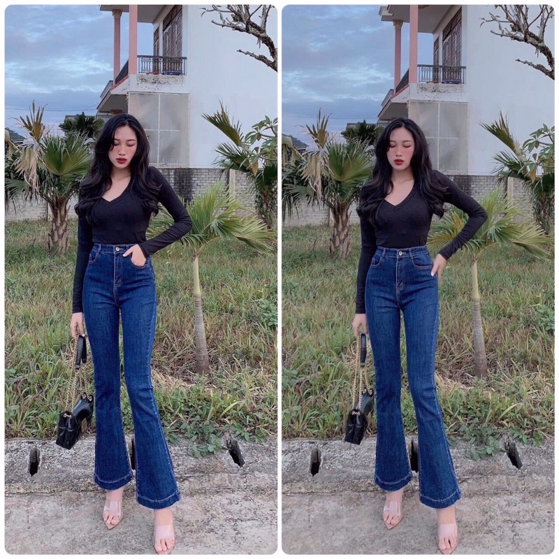 Quần Bò Loe Xanh Đậm | BigBuy360 - bigbuy360.vn