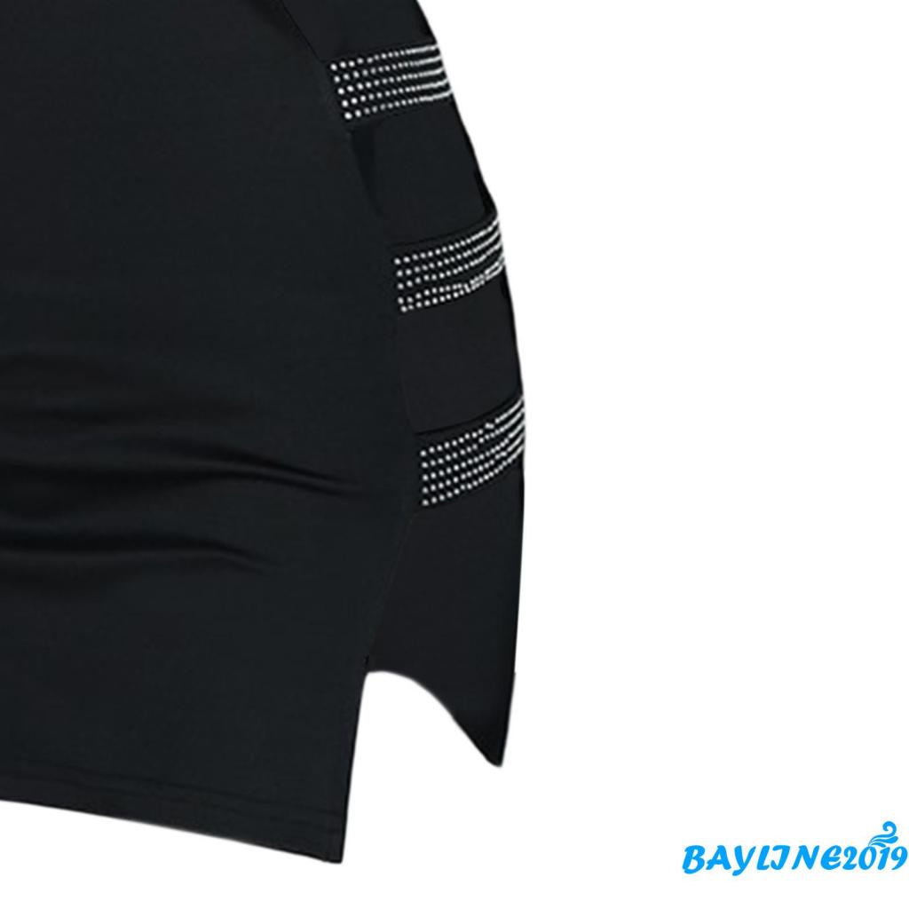 Đầm Ngắn Bút Chì Đính Đá Sáng Lấp Lánh Thời Trang Gợi Cảm Cho Nữ