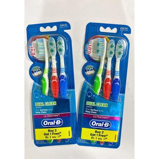 Bàn Chải Đánh Răng Oral-B Dual Clean - Mua 2 Tặng 1