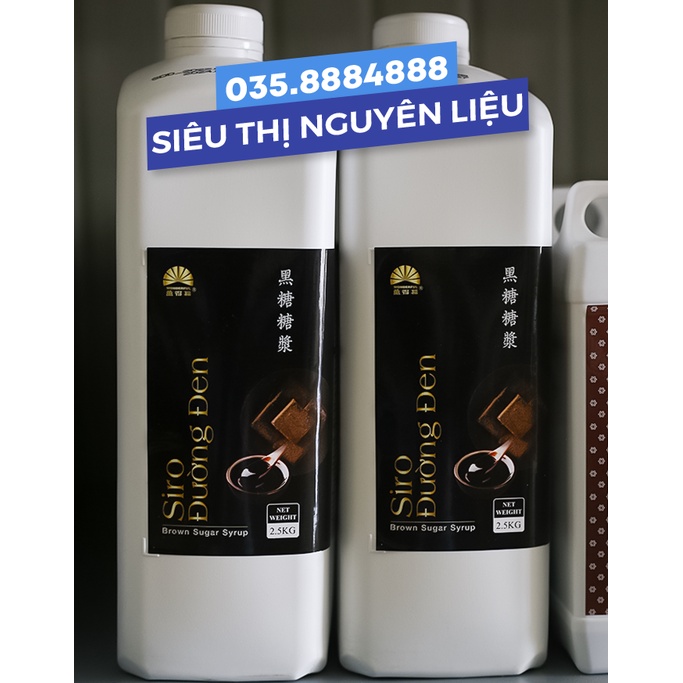Siro đường đen wonderful - Can 2,5kg