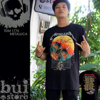 [Mã BUIS45K giảm 45k] Áo Rock band tee phông / thun 100% cottong Thái Lan -  Metallica TDM 1775