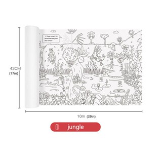 Tranh Cuộn Tô Màu Mideer Chủ Đề Thành Phố Thương Hiệu Hi Pencil