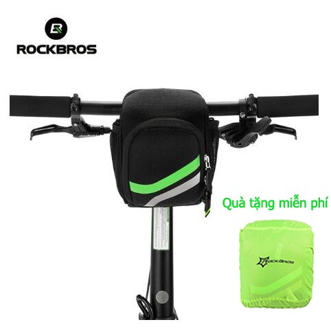Túi đựng đồ ROCKBROS gắn tay lái xe đạp 17x12x10cm/18x12x10cm tiện dụng chất lượng cao
