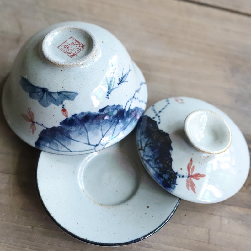 Chén khải sứ triều châu vẽ sen