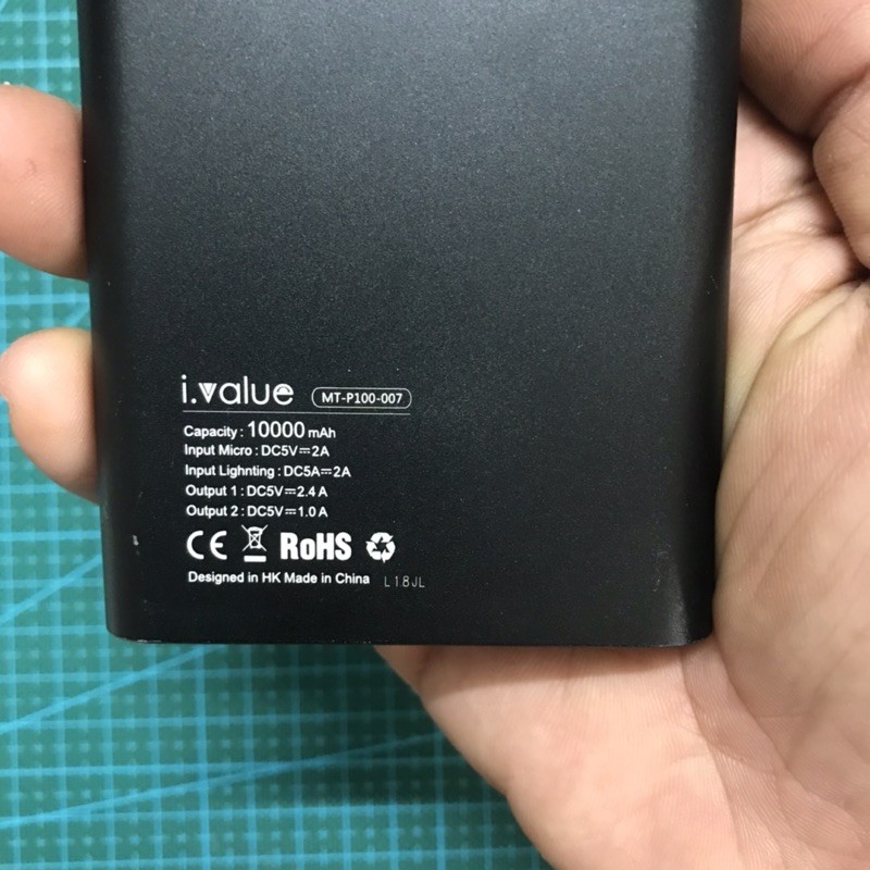 PIN SẠC DỰ PHÒNG VỎ NHÔM PIN Li-Polymer 10.000mAh 2Out 5Volt/ 2.4A . CÓ CỔNG TYPE-C [Rẻ Mà Chất] BH 6 Tháng.