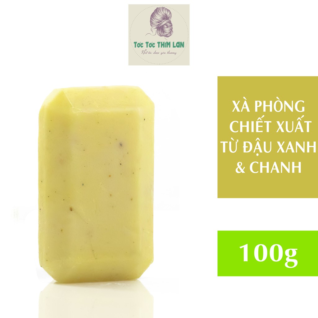 Xà Phòng 100% Protein Đậu Xanh Và Chiết Xuất Từ Chanh "Care Skin" - Thái Lan - 100g [Green Bean & Lemon Soap] | BigBuy360 - bigbuy360.vn