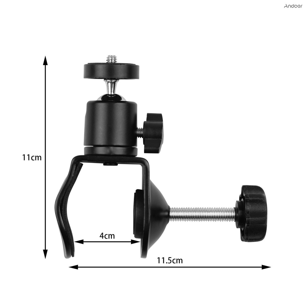 Andoer Kẹp Chữ U Cố Định Máy Ảnh / Micro / Đèn Led