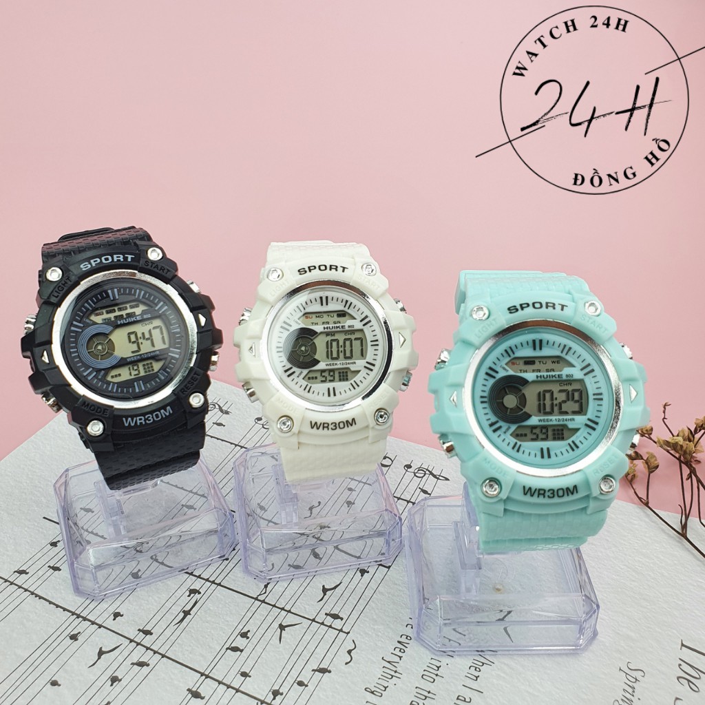 Đồng hồ thể thao nam nữ SP WR30M ,phong cách trẻ trung ,cool ngầu với dây đeo mềm ôm tay | BigBuy360 - bigbuy360.vn