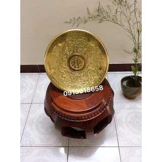 Mâm ngũ quả bằng đồng mâm bồng thờ cúng 30cm