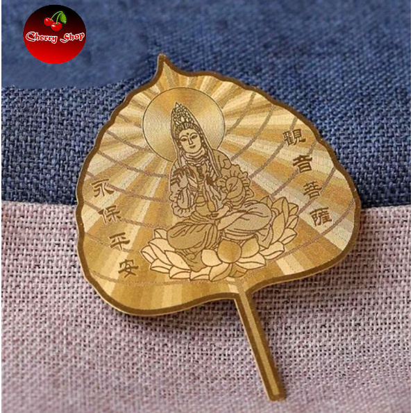LÁ BỒ ĐỀ MẠ VÀNG MAY MẮN, TÀI LỘC - để ví, ốp điện thoại