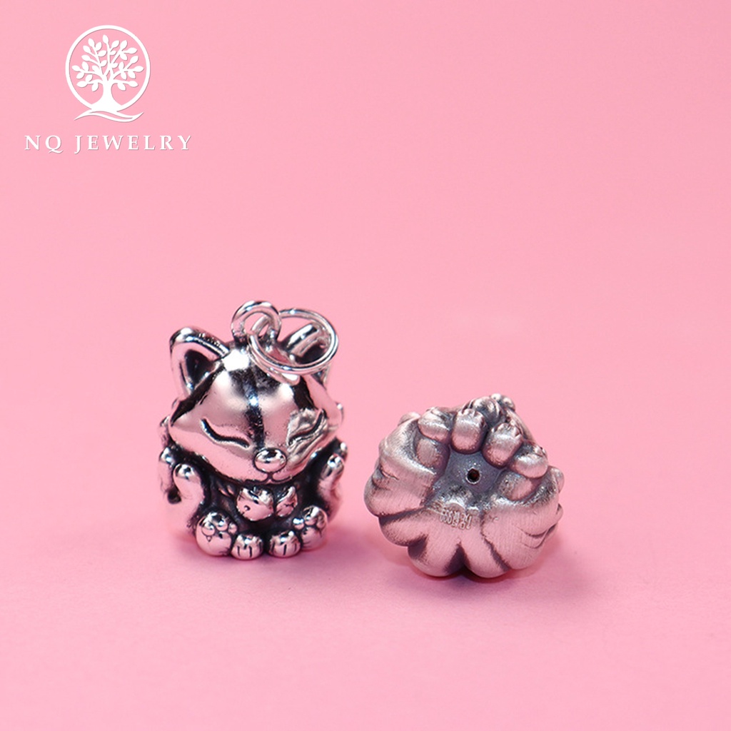 Charm treo 3D hồ ly 9 đuôi - NQ Jewelry