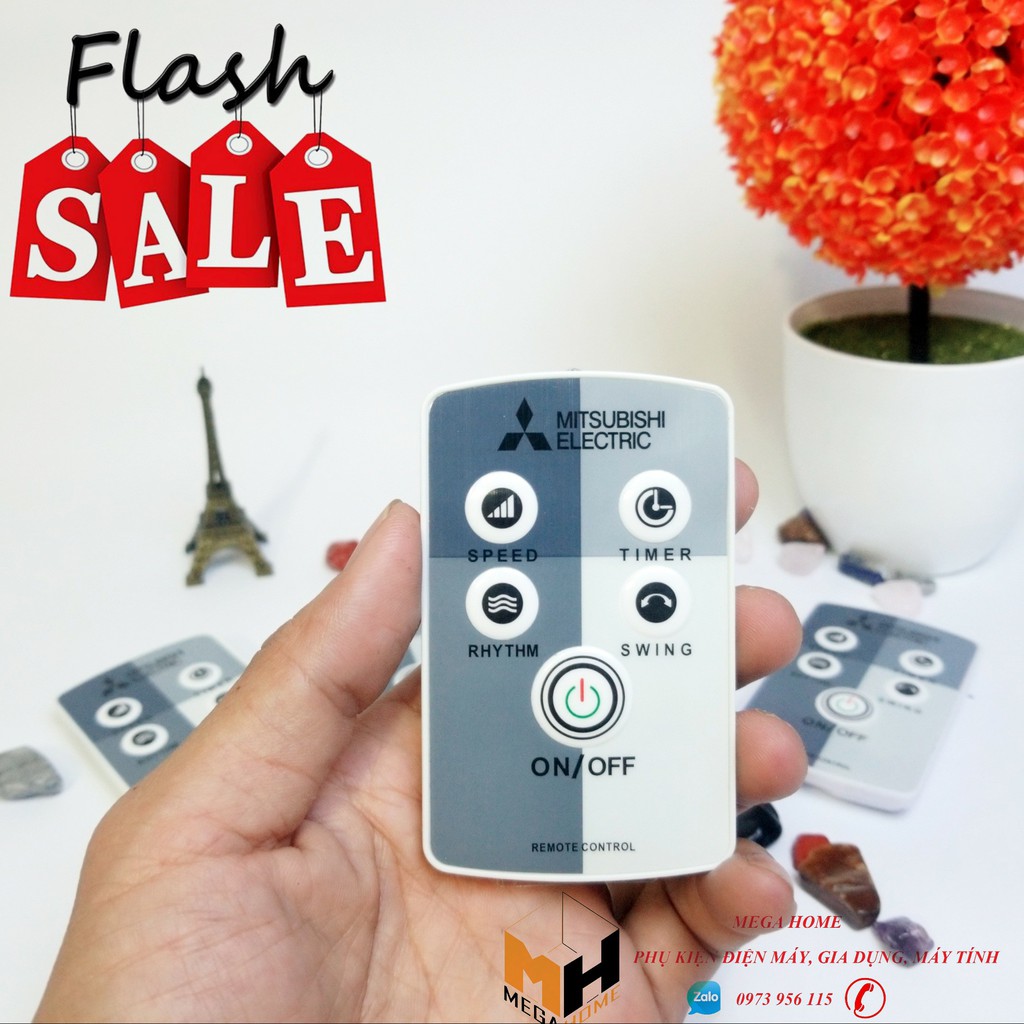 Điều khiển quạt đứng, quạt treo tường Mitsubishi