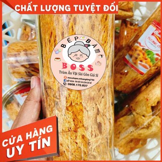  Mực cán tẩm gia vị 300g BếpMom đồ ăn vặt Sài Gòn vừa ngon vừa rẻ