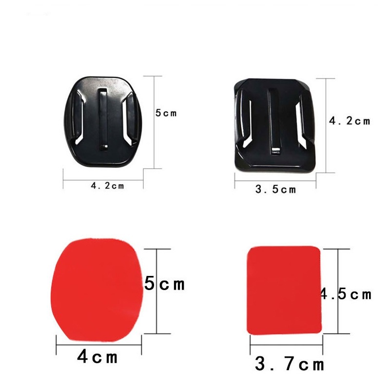 Set 16 Miếng Dán Phụ Kiện Cho GoPro Hero 9 8 7 6 5 4 3+ 3 Action Camera