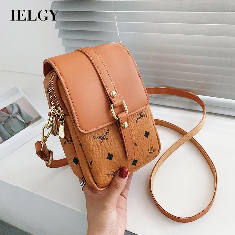 Túi Đeo Chéo Mini Dáng Vuông In Họa Tiết Thời Trang Cho Nữ