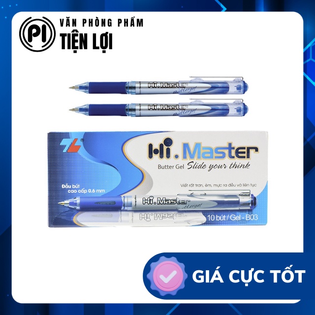 Bút Gel-B03 - Hi Master (Xanh)