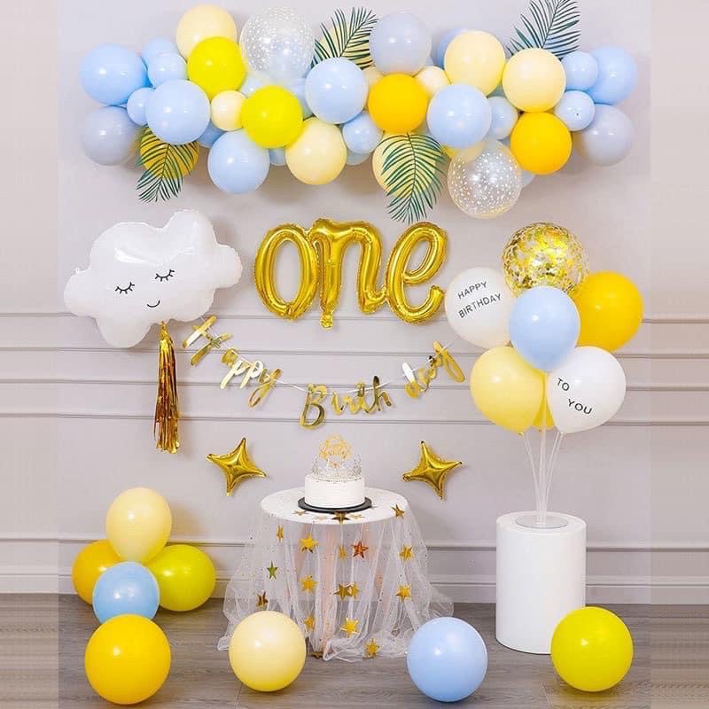 SET trang trí sinh nhật Handmade kiểu Hàn Quốc cho bé trai, bé gái