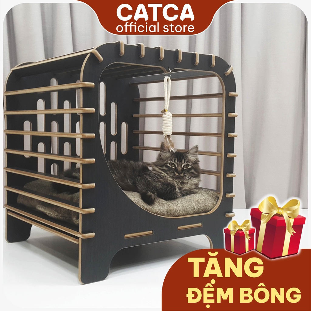 Nhà thú cưng SANG TRỌNG dành cho chó mèo DUDU - Catca
