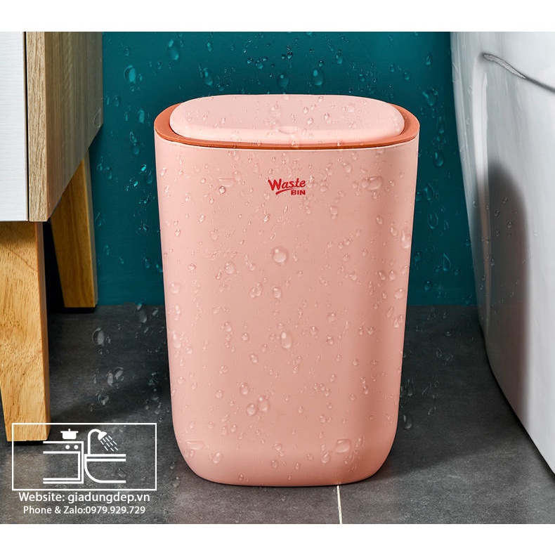 Thùng rác phòng khách - phòng tắm - nhà bếp - nhà vệ sinh - Loại TO - Nhựa cao cấp - ngăn vi khuẩn phát triển