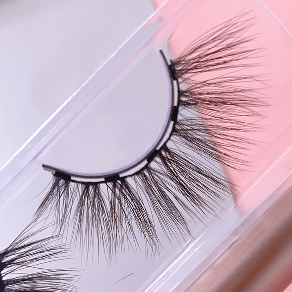 Bộ Lông Mi Giả Nam Châm 3D Tự Nhiên Kháng Nước Lâu Trôi BEAUTY GLAZED
