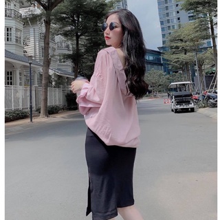 Áo sơ mi cách điệu đổ lưng