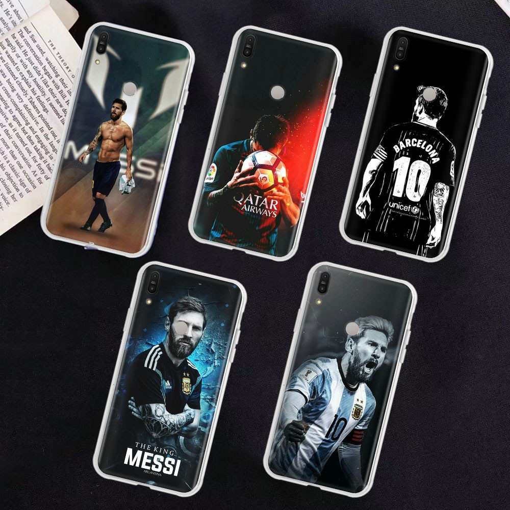 Ốp Điện Thoại Trong Suốt In Hình Messi Cho Asus Zenfone 4 Selfie 3s Pro 3 Zoom Max Plus