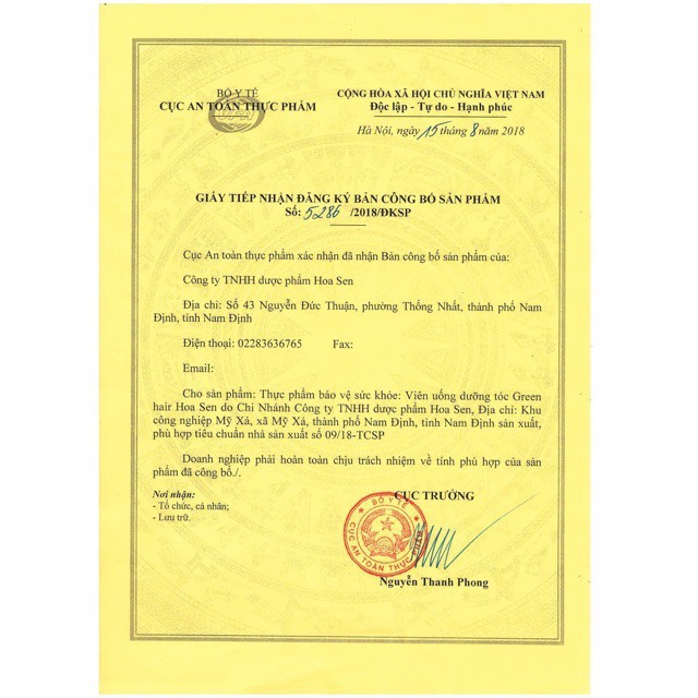 Viên uống dưỡng tóc GREEN HAIR 60 viên giúp tóc mọc nhanh,chắc khỏe