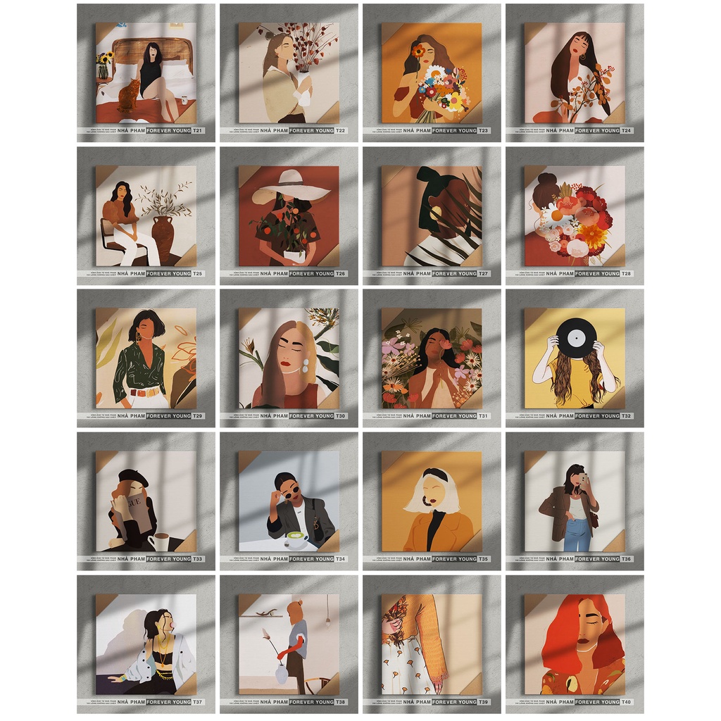 Tranh Canvas Treo Tường FOREVER YOUNG