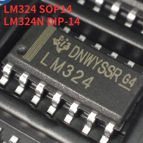 Set 20 Linh Kiện Điện Tử IC LM324 LM324N TL074CN TL074 DIP14 DIP SOP14