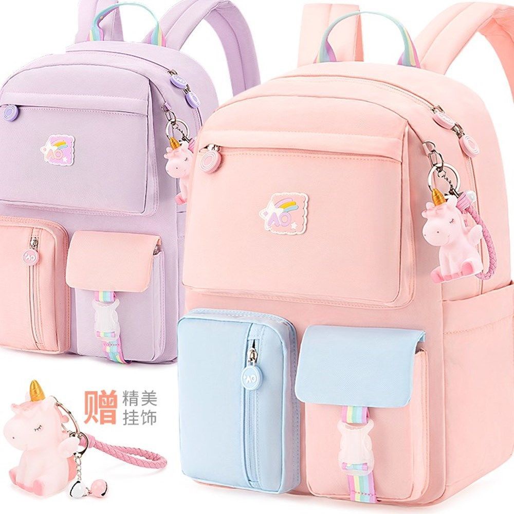 Balo Siêu Nhẹ Màu Hồng Cho Bé Lớp 1-6