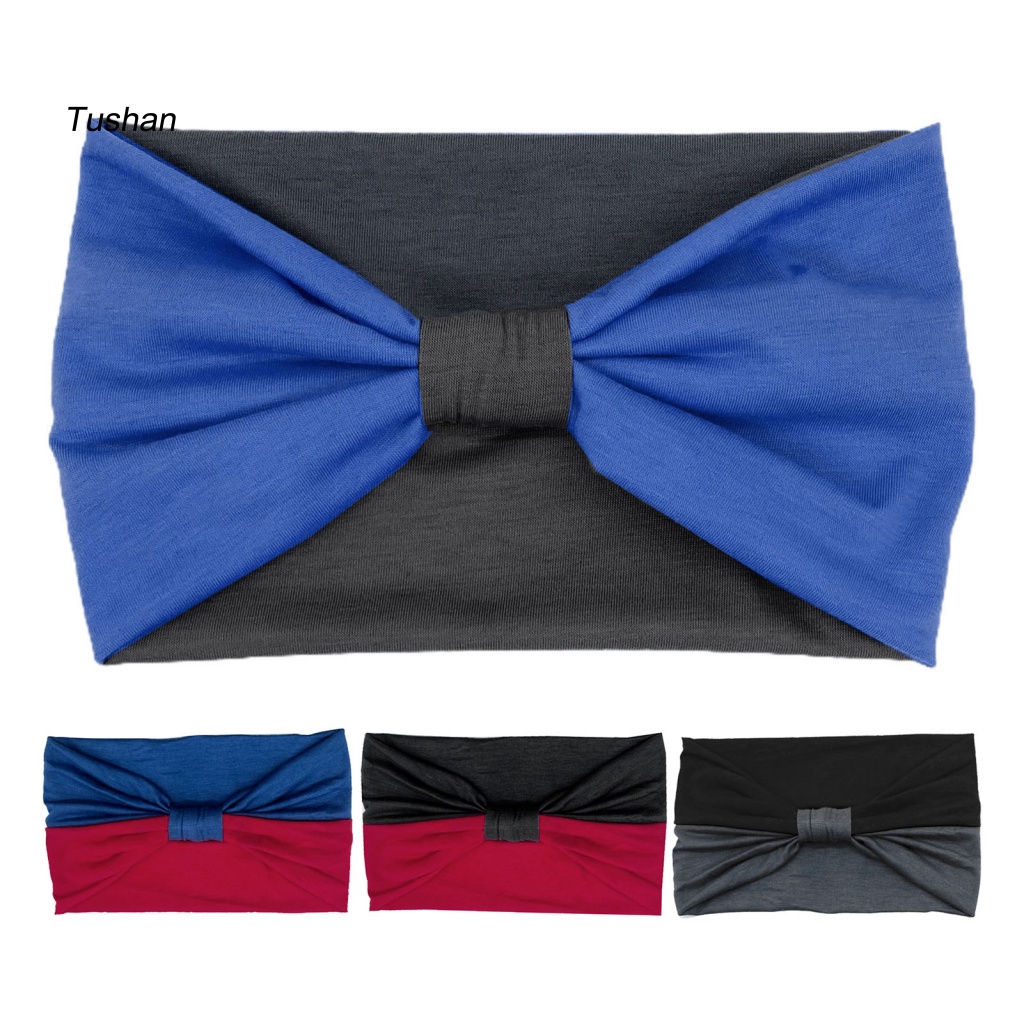 Băng Đô Thể Thao Co Giãn Chống Nhăn Thắt Nơ