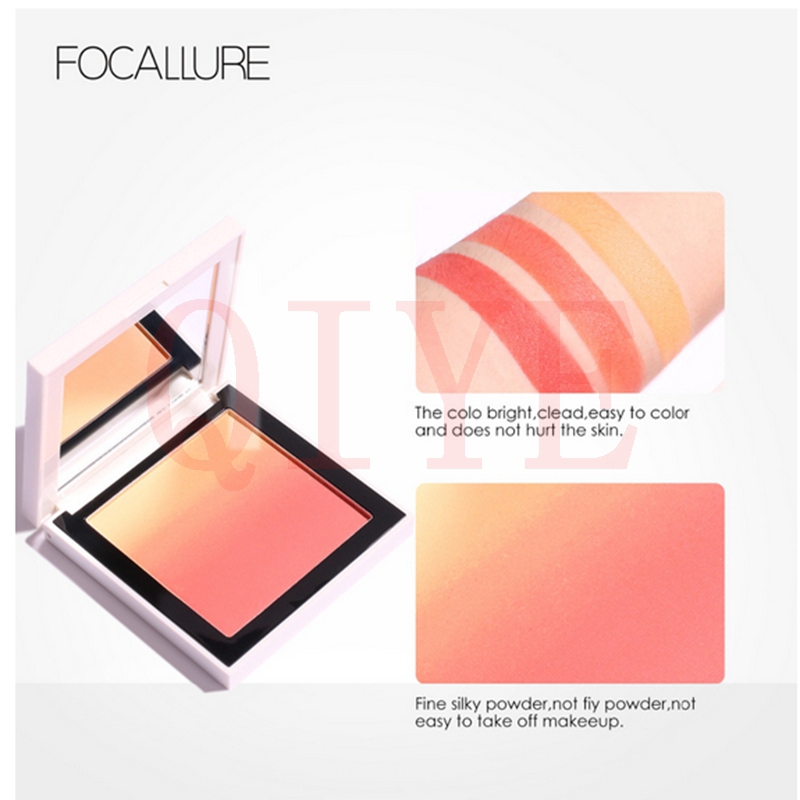 [Hàng mới về] Phấn má FOCALLURE 4 màu ombre chất kem mịn | BigBuy360 - bigbuy360.vn