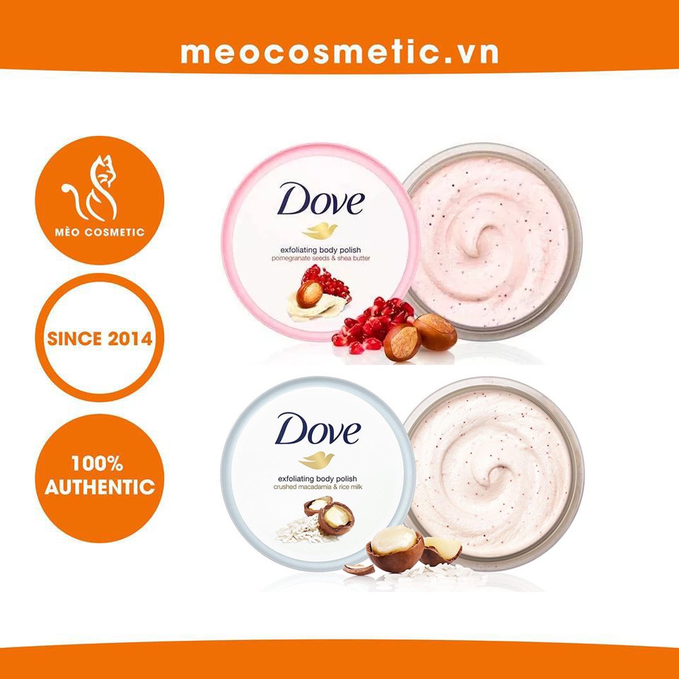 Tẩy da chết body dove