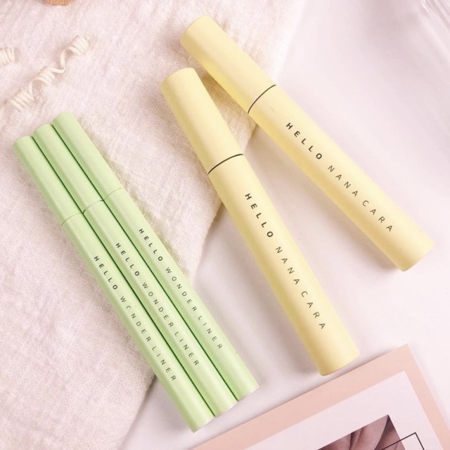 KẺ MẮT NƯỚC EGLIPS HELLO WONDER LINER & MASCARA EGLIPS HELLOW NANA CARA | BigBuy360 - bigbuy360.vn