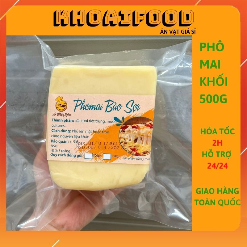 PHÔ MAI MOZZARELLA KÉO SỢI THƠM NGON DINH DƯỠNG CHO BÉ 500G