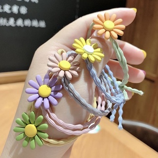 Dây Buộc Tóc Bông Hoa Cúc Nhí Sược tóc, Bờm tóc, Set 14 kẹp tóc xinh