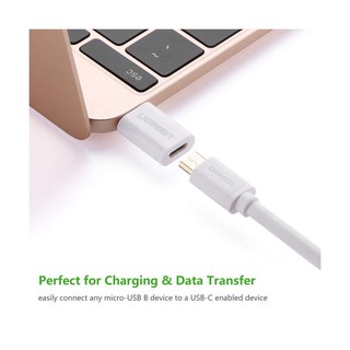 ĐẦU CHUYỂN ĐỔI TYPE-C SANG MICRO USB UGREEN 30864