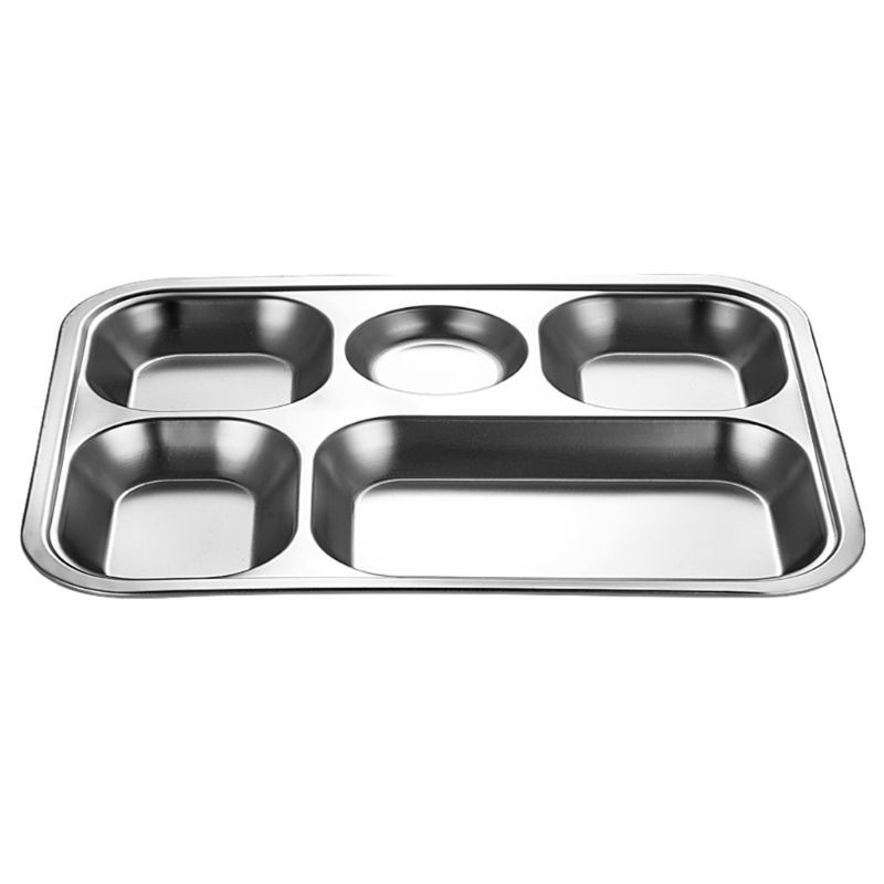 Khay đựng thức ăn 3/4/5 bằng thép không gỉ