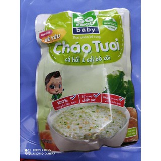 thùng cháo tươi cá hồi - bó xôi/ thịt thăn - bí đỏ SGFood