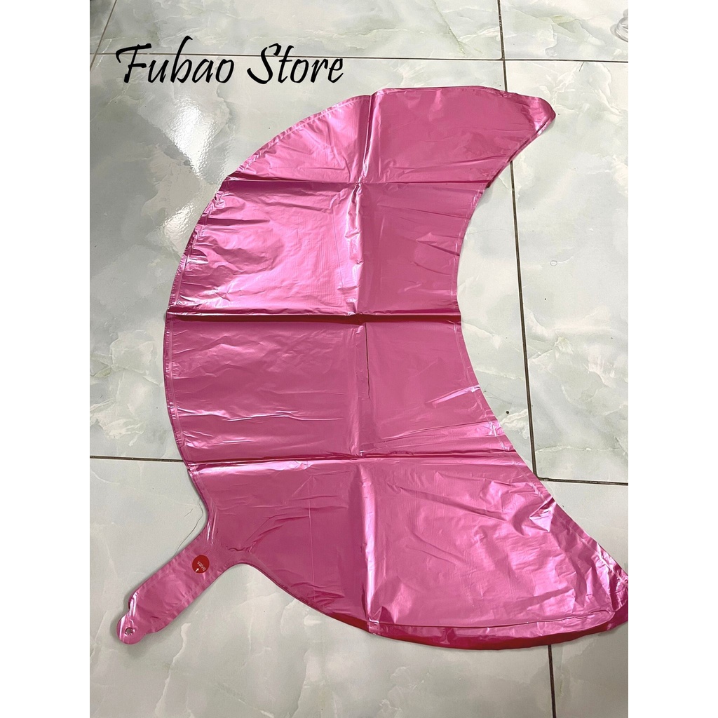 Bóng hình trăng khuyết size đại, trang trí sinh nhật, party Fubao Store