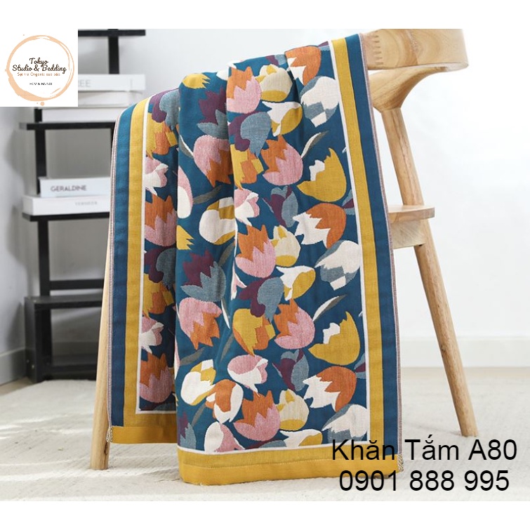 O20_Khăn tắm xô 100% Organic Cotton cao cấp (Size:140*70cm)