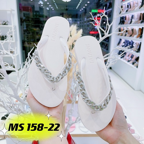 Dép xỏ ngón, tông nữ đính đá Quảng Châu Qybaby 019 đen/trắng/hồng/nude - TRINH LÊ SHOP