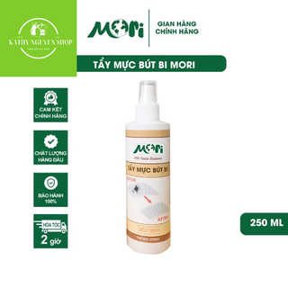 Tẩy mực bút bi Mori - Tẩy sạch vết mực bút bi trên đồ vải mà không làm bay màu vải