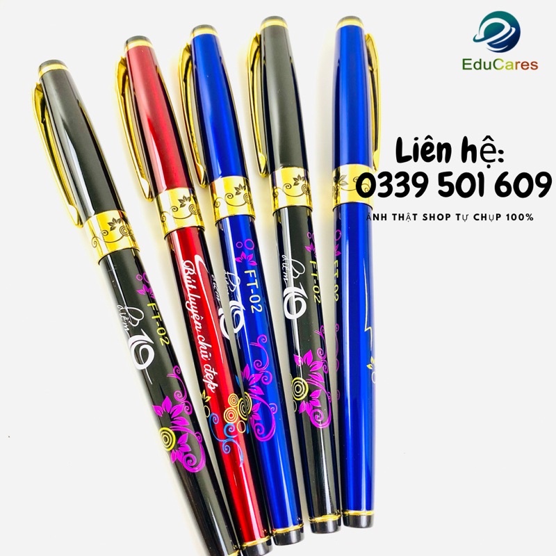 Bút máy nét thanh đậm ngòi mài Điểm Mười FT02 siêu đẹp - bút luyện viết chữ đẹp cao cấp viết êm tay và đều nét