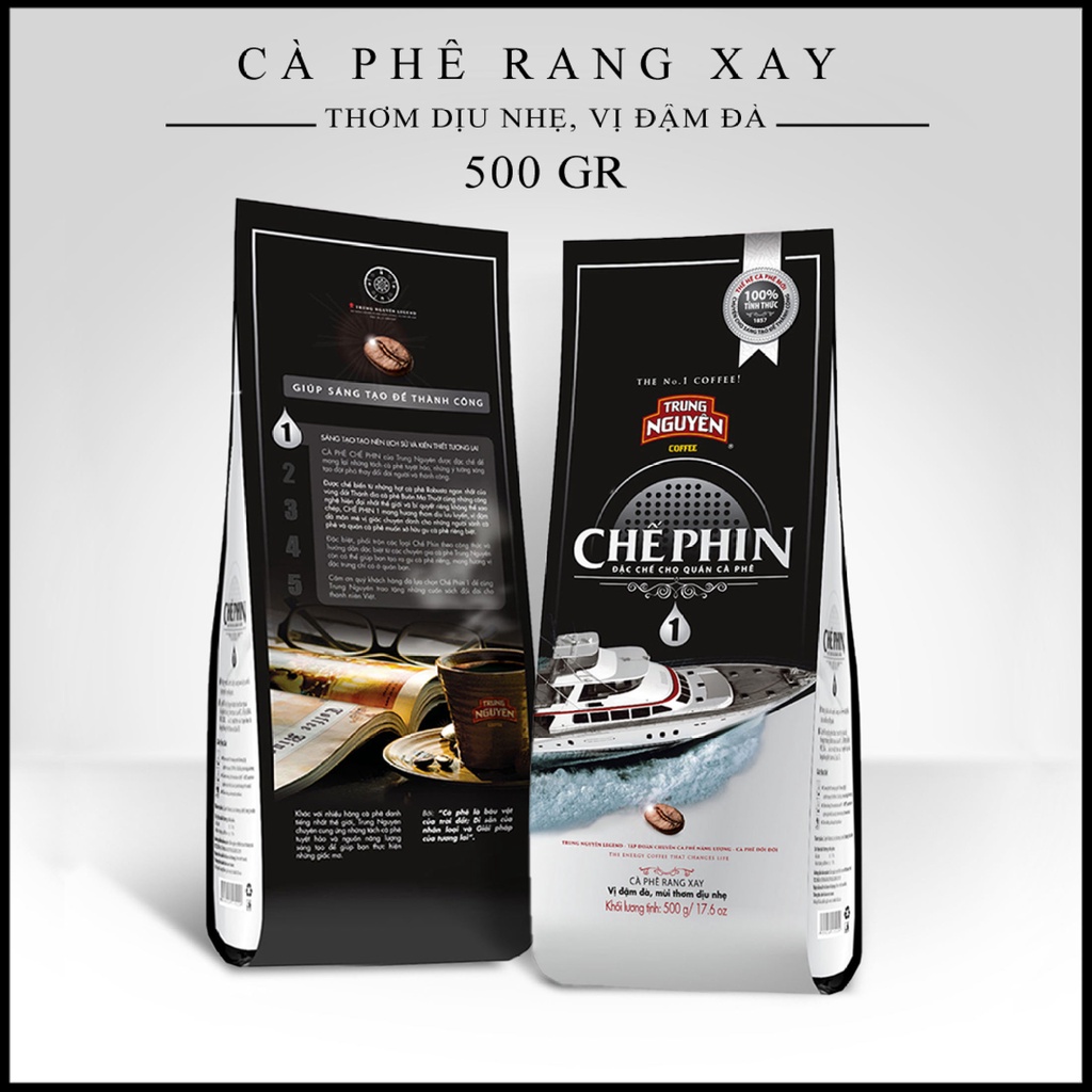 [SenXanh Emart] Cà phê rang xay Chế Phin (500gr) Trung Nguyên