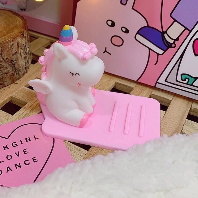 Giá đỡ điện thoại Unicorn dẻo tiện lợi