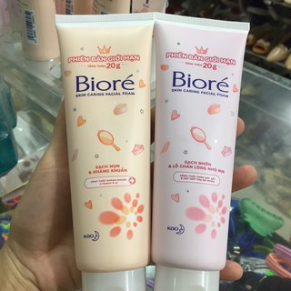 sữa rửa mặt biore mẫu mới 120g