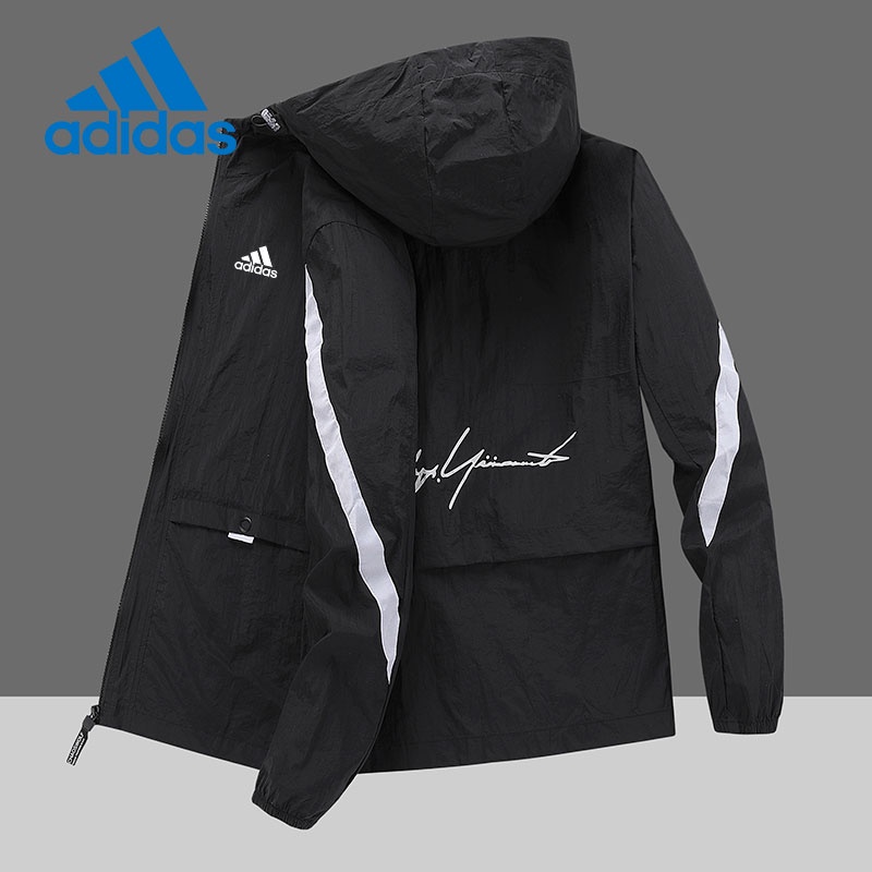 Adidas Áo Khoác Thể Thao Nam Chống Tia UV UPF50 + Thời Trang Size M-4XL